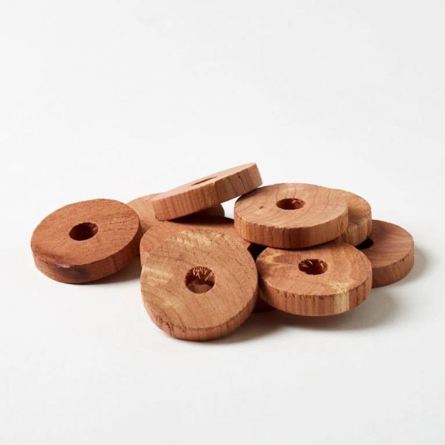 Gifts And Accessories * | Minima. Iris Hantverk Cedarwood Rings