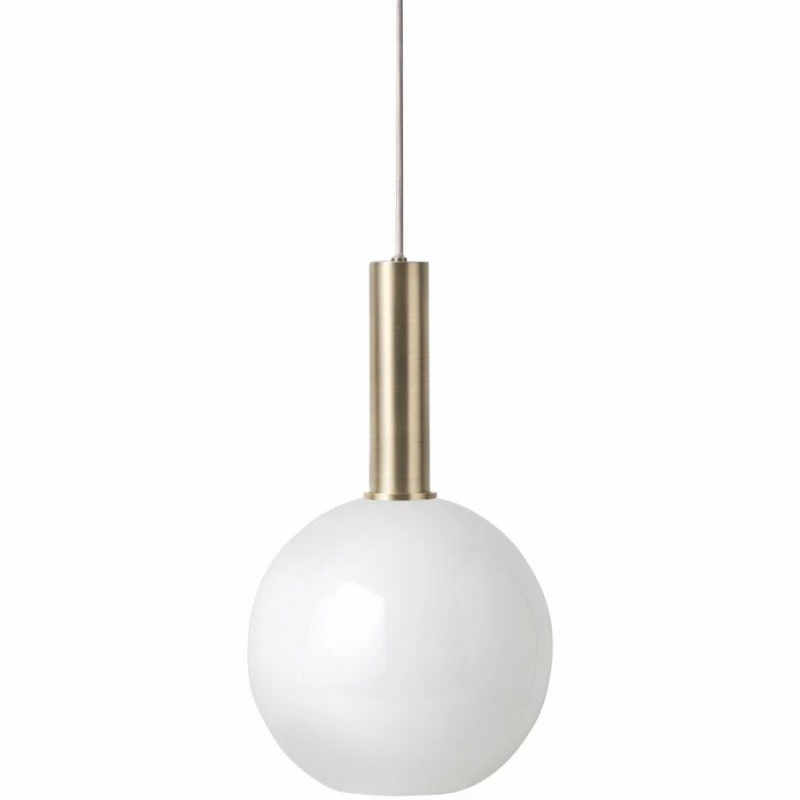 Lighting * | Minima. Ferm Living Collect Pendant Light With Sphere Opal Shade