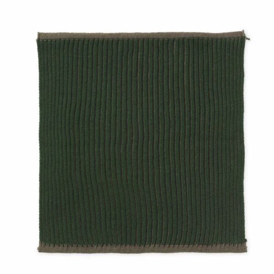 Gifts And Accessories * | Minima. Ferm Living Twofold Organic Cloth Dark Green Set Of 2