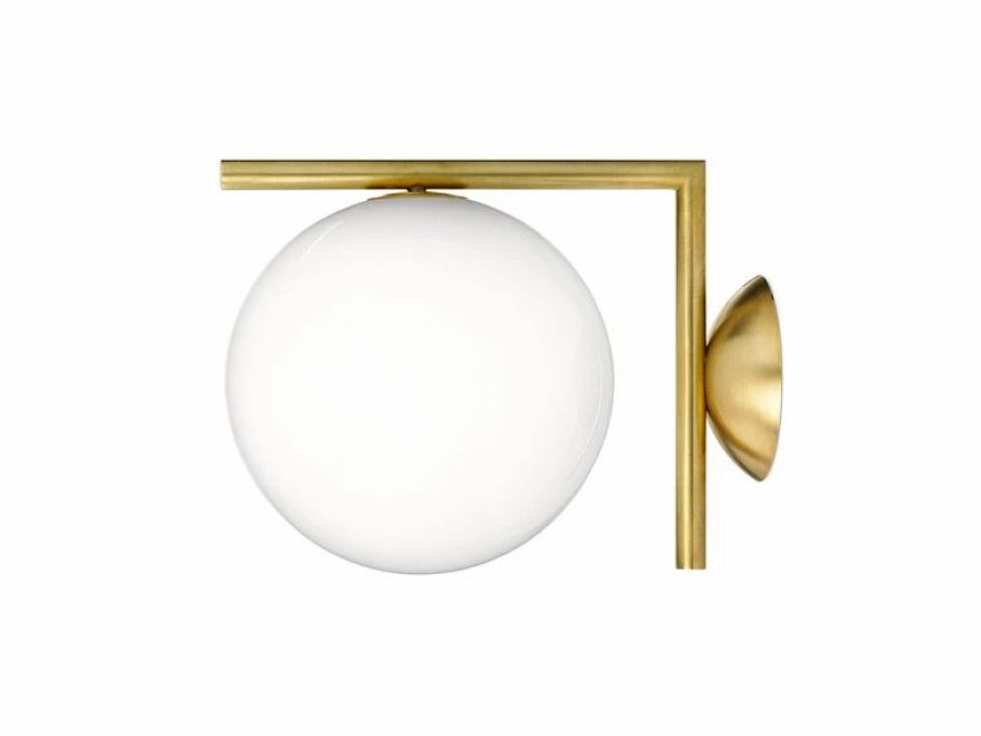 Lighting * | Minima. Flos Ic C/W1 Wall Light