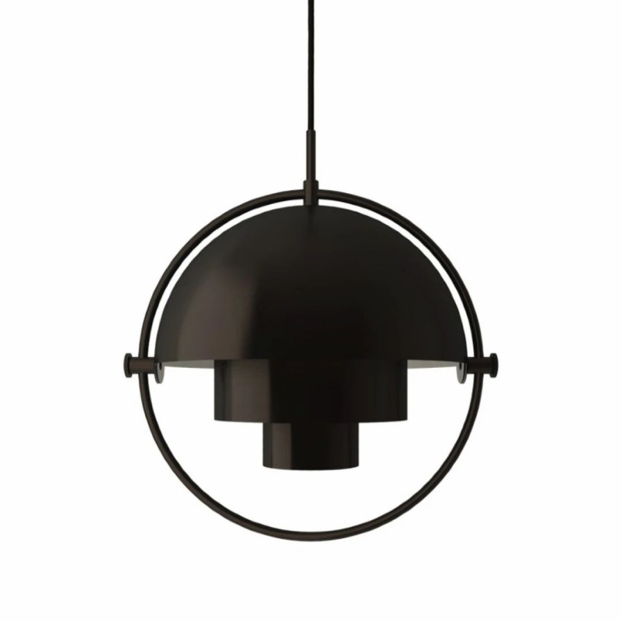 Lighting * | Minima. Gubi Multi-Lite Pendant Light Black Brass