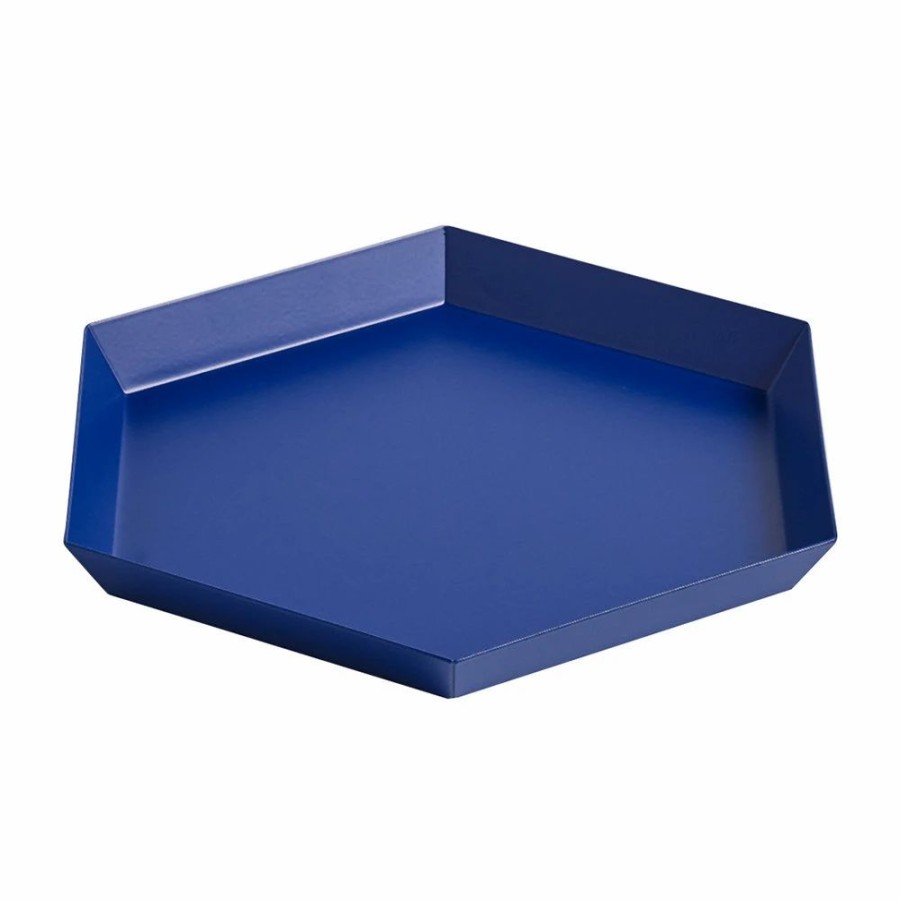 Gifts And Accessories * | Minima. Hay Kaleido Hexagon Tray Small Royal Blue