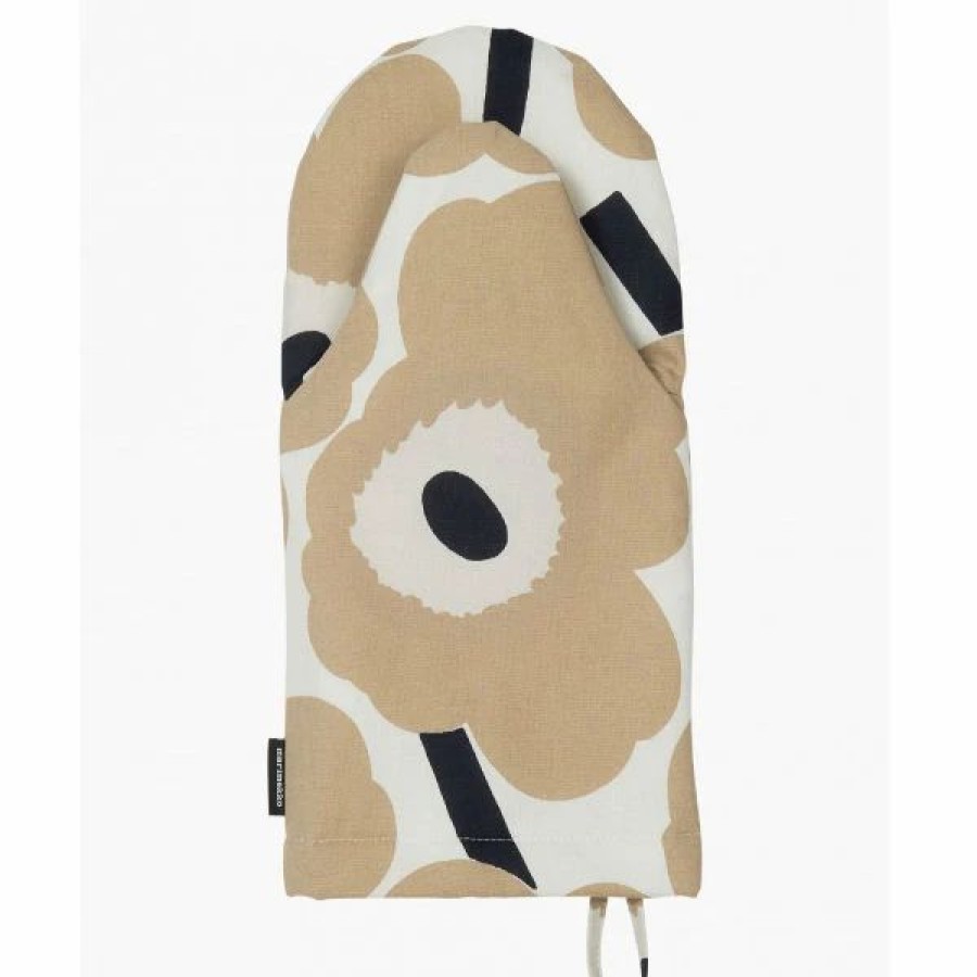 Gifts And Accessories * | Minima. Marimekko Pieni Unikko Beige Oven Mitten