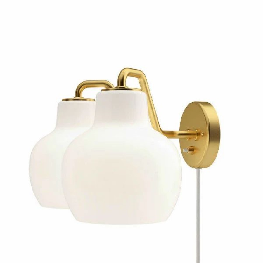 Lighting * | Minima. Louis Poulsen Vl Ring Crown Wall Lamp Two Shades