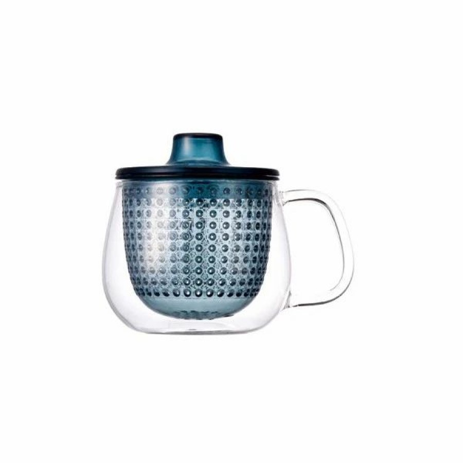 Gifts And Accessories * | Minima. Kinto Unimug- Glass Mug And Strainer Navy