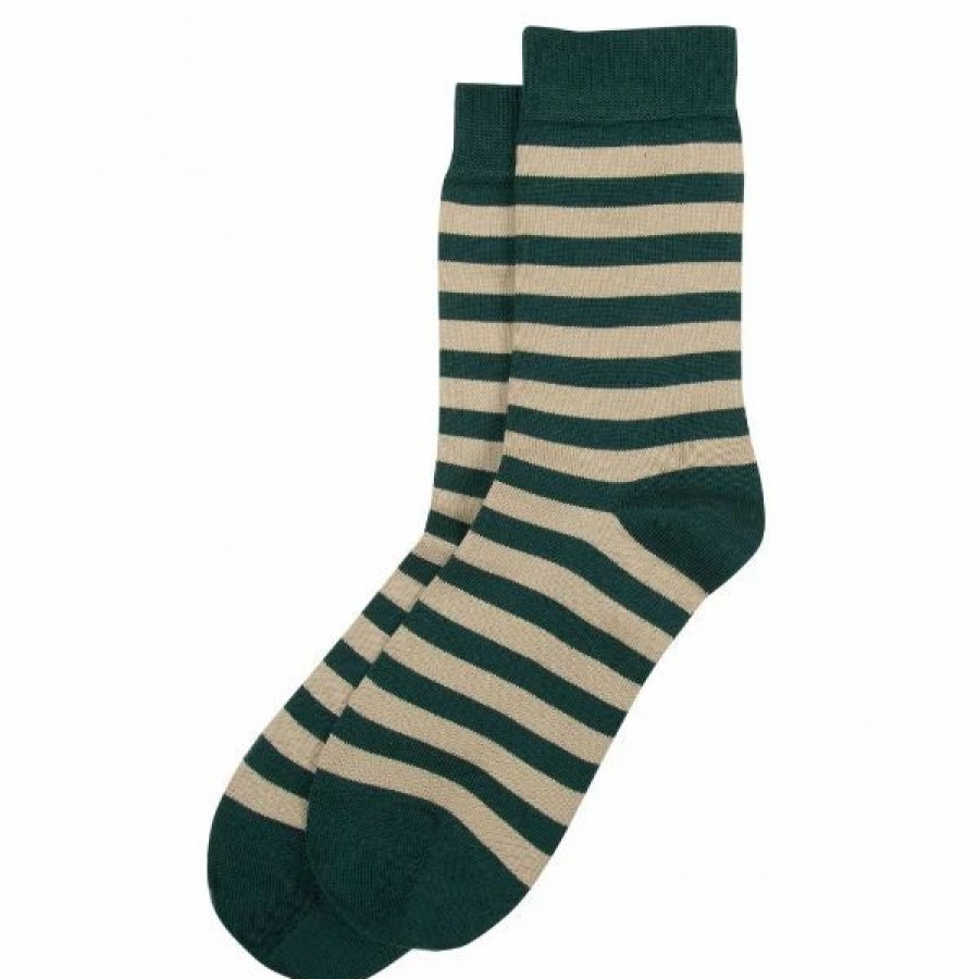 Gifts And Accessories * | Minima. Marimekkoraitsu Socks Dark Green And Beige