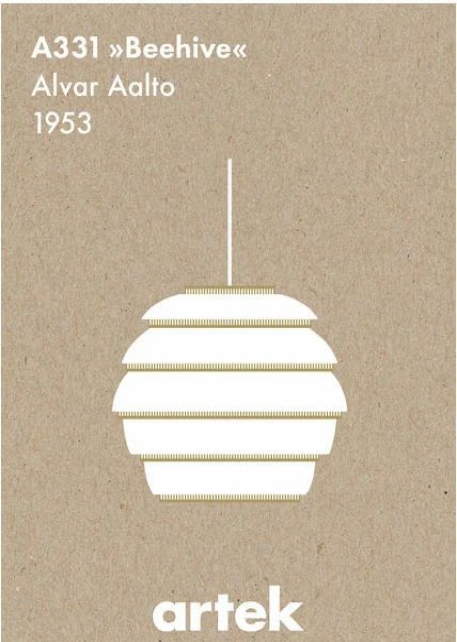 Gifts And Accessories * | Minima. Artek A331 Beehive Poster