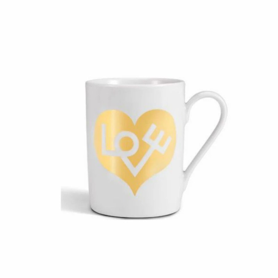 Gifts And Accessories * | Minima. Vitra Coffee Mug-Love Heart Gold