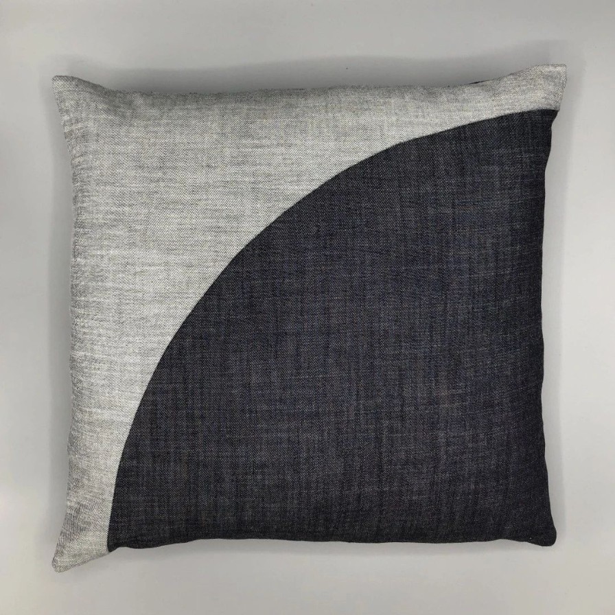 Gifts And Accessories * | Minima. Studio Bearon Square Cushion Denim