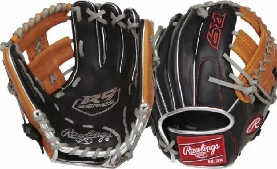 Baseball Gloves * | Rawlings R9 Contour Baseball Glove Pro I-Web 11.25 Rht