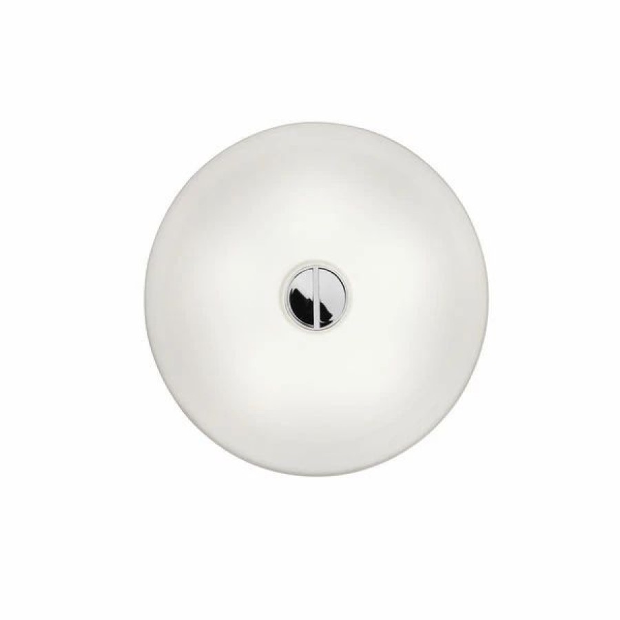 Lighting * | Minima. Flos Mini Button Wall Light Polycarbonate