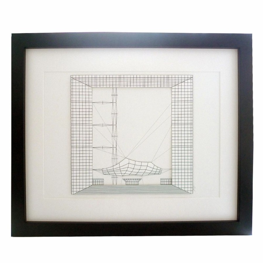 Gifts And Accessories * | Minima. A3 La Grande Arche Paris 3D Framed Illustration