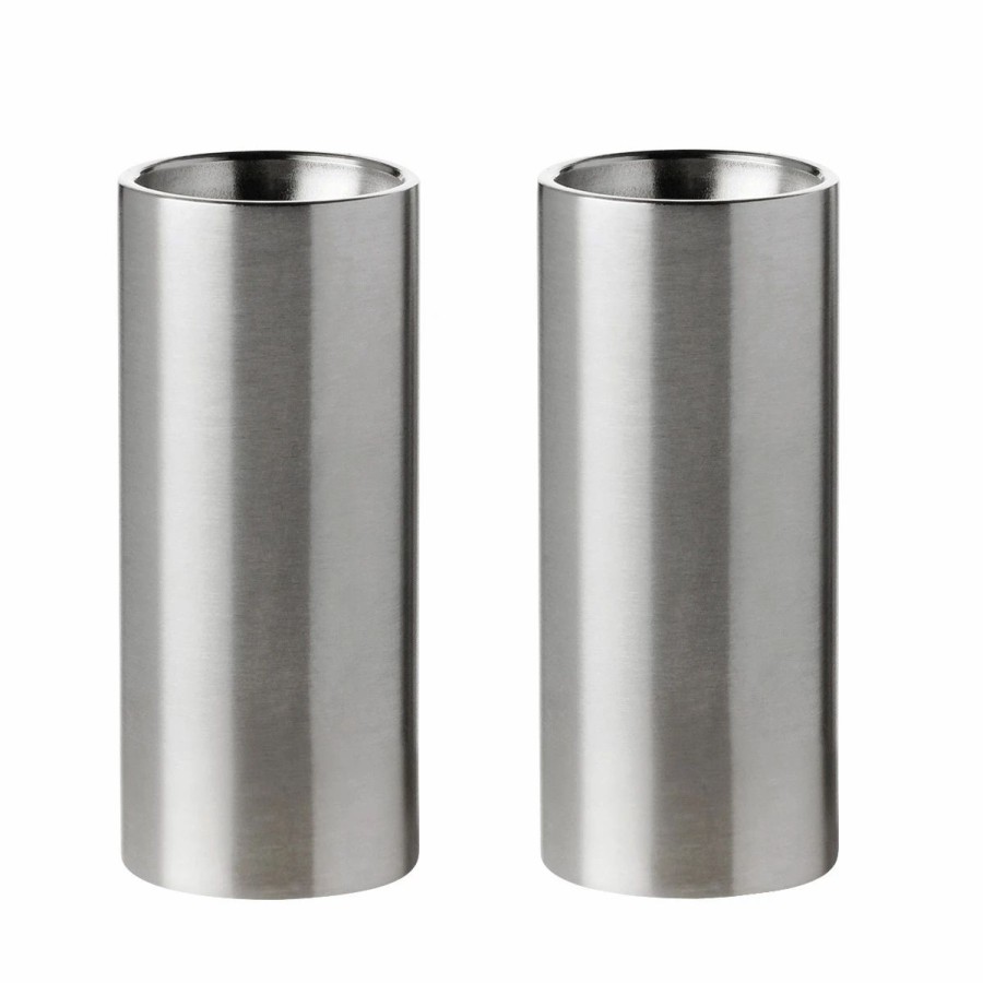 Gifts And Accessories * | Minima. Stelton Cylinda Line Salt & Pepper Shakers