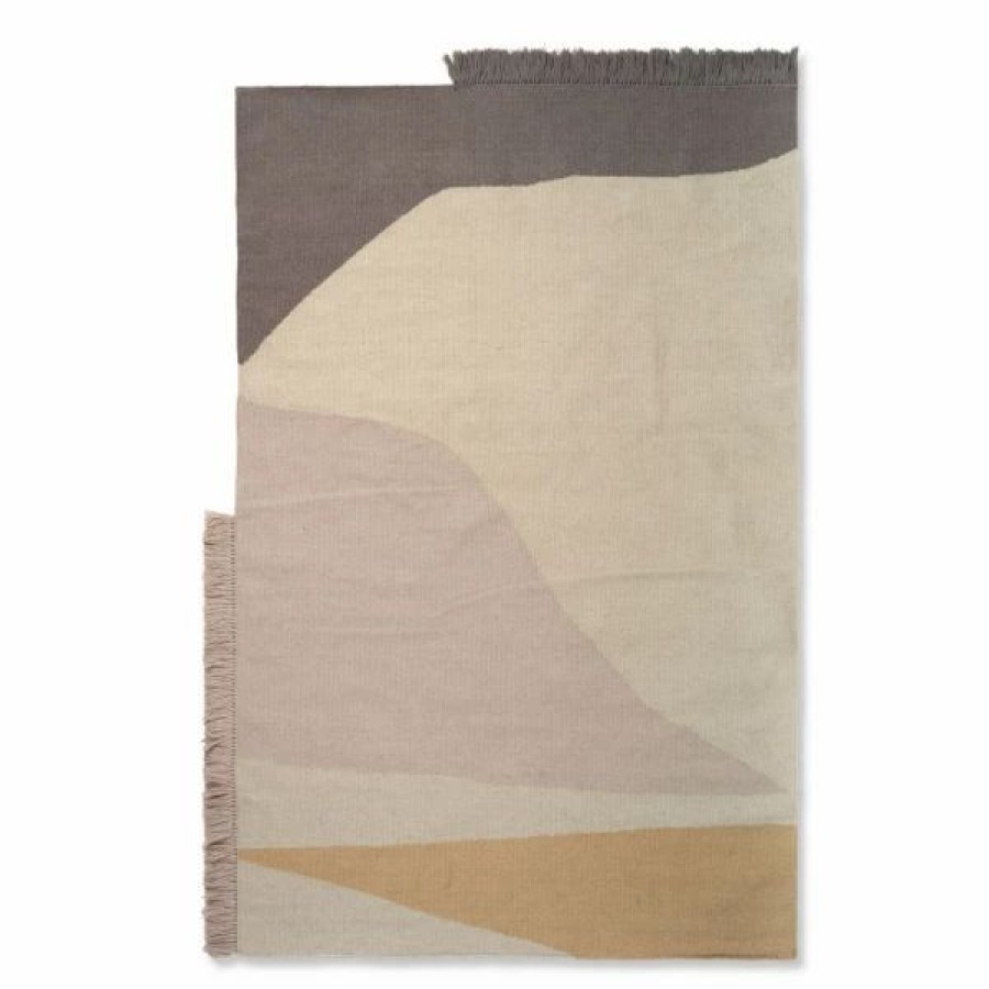 Gifts And Accessories * | Minima. Ferm Living Kelim Rug Earth Medium