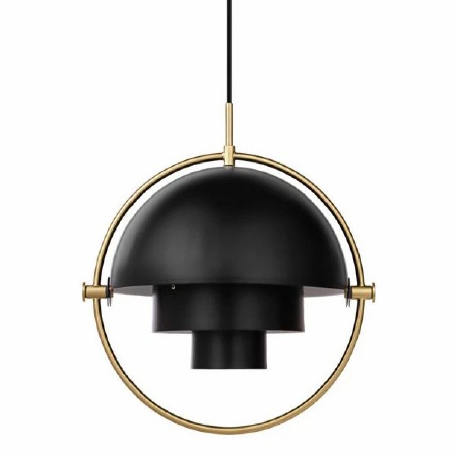 Lighting * | Minima. Gubi Multi-Lite Pendant Light Brass